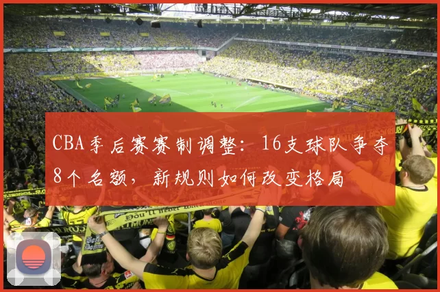 CBA季后赛赛制调整：16支球队争夺8个名额，新规则如何改变格局