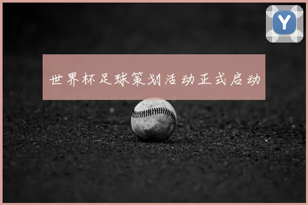 世界杯足球策划活动正式启动