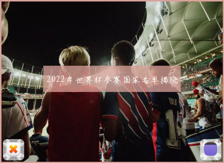 2022年世界杯参赛国家名单揭晓
